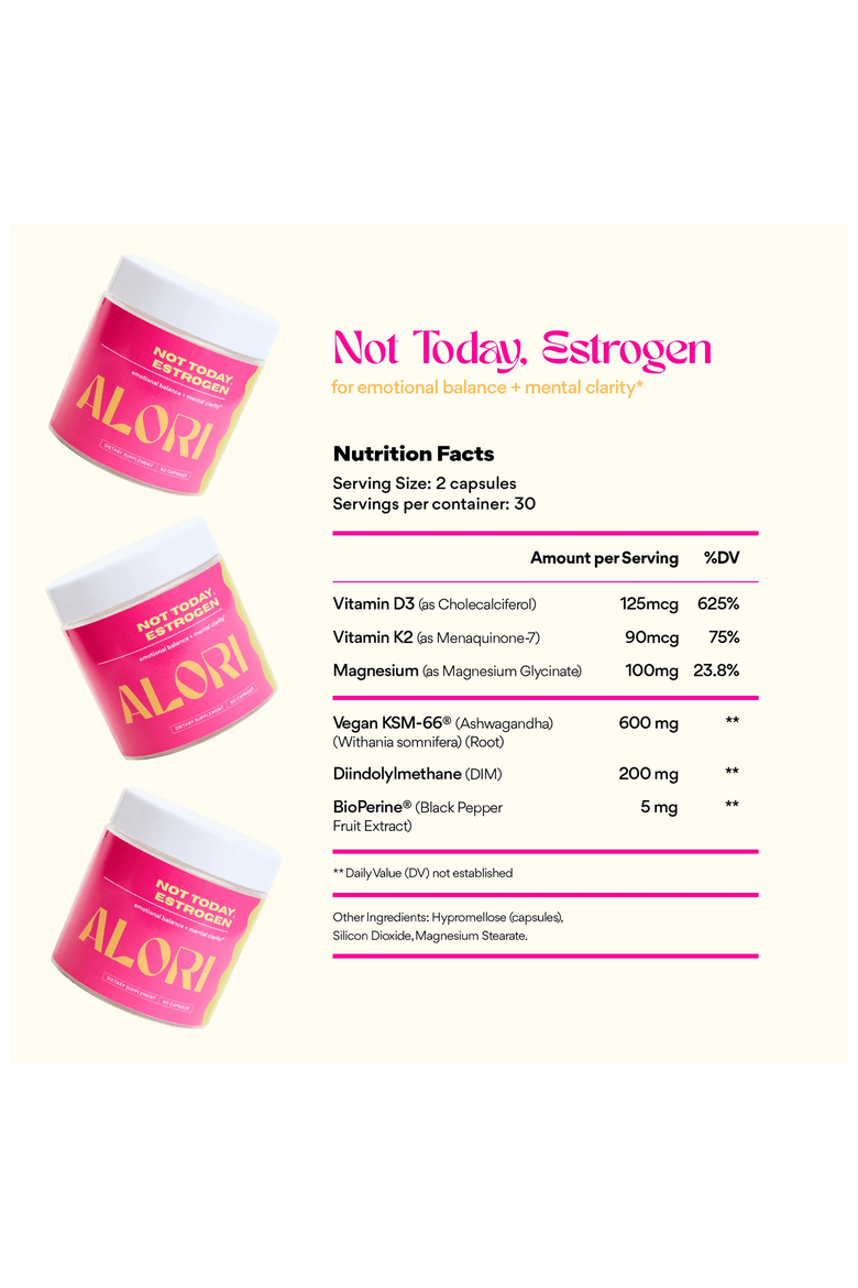 Not Today, Estrogen Supplement, Alternate, color, None