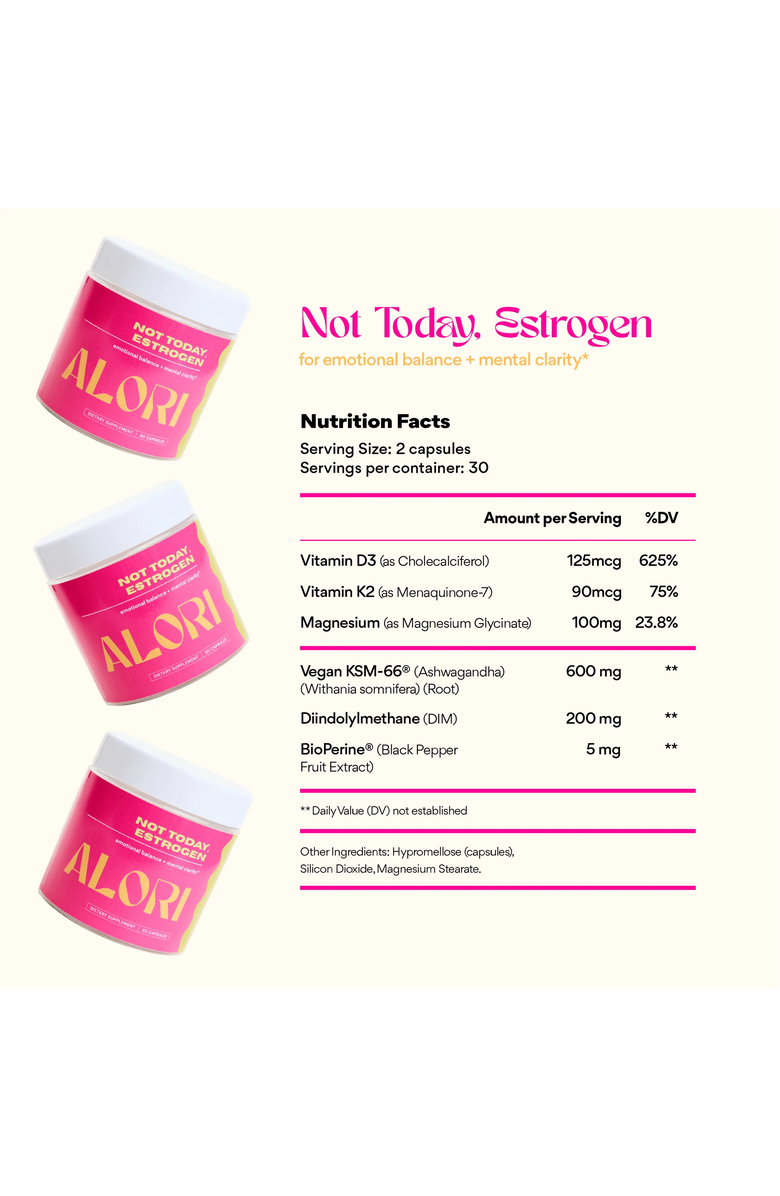 ALORI Not Today, Estrogen Supplement, Alternate, color, NO COLOR