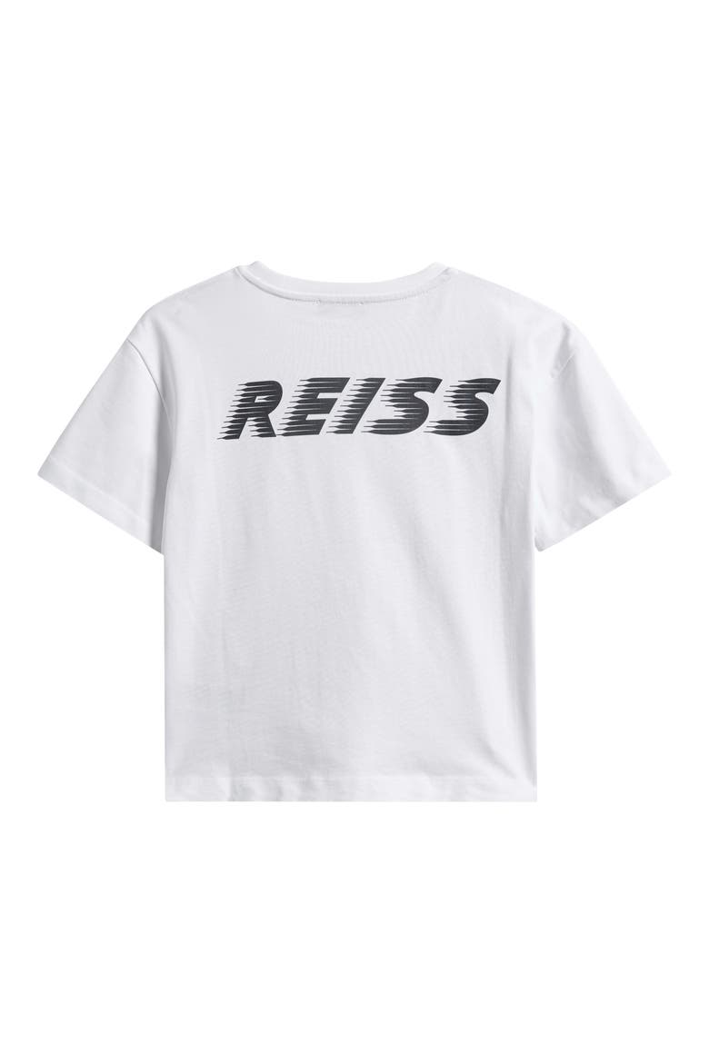 Kids' Ross Cotton Blend Graphic T-Shirt, Alternate, color, WHITE
