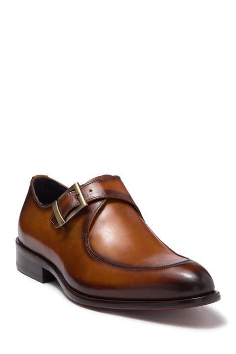 Eli Buckle Strap Leather Loafer