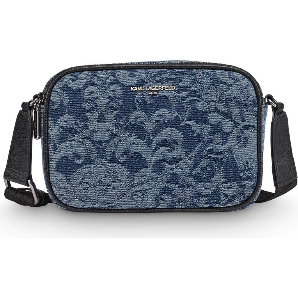 Karl Lagerfeld Paris Maybelle Crossbody In Blue