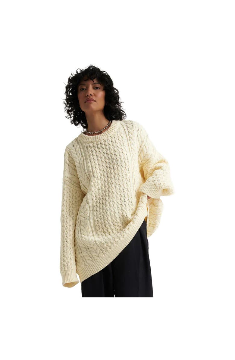 Callahan Mia Cableknit Sweater - Women's, Main, color, Creme