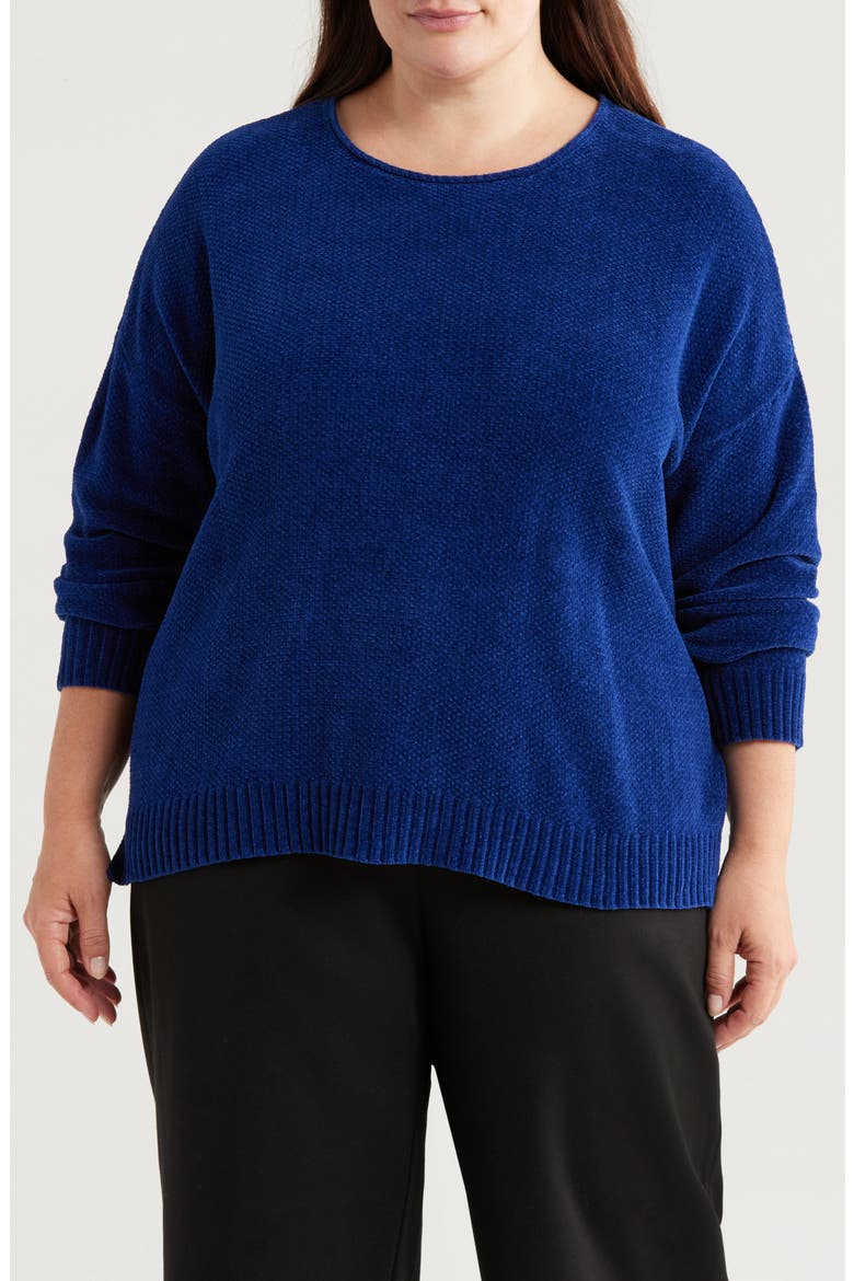 Organic Cotton Chenille Sweater, Main, color, INFINITY