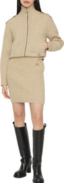 Burberry Wool Cashmere Mini Skirt
