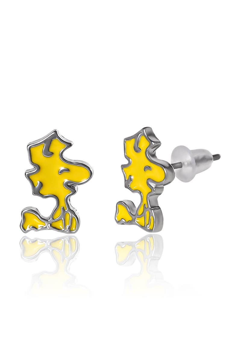 PEANUTS Snoopy Enamel 6 Piece Earring Set, Studs and Hoops, Alternate, color, Multicolor