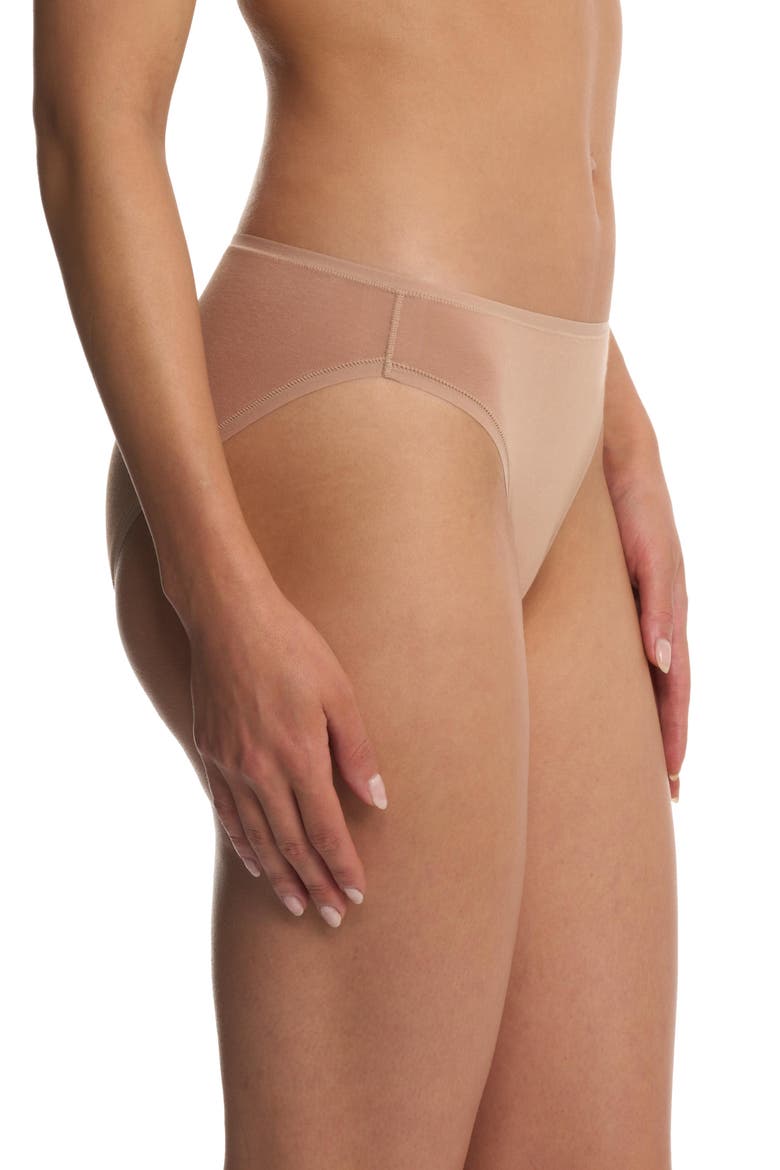 Bliss Bare Cotton Bikini, Alternate, color, Buff