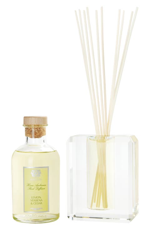 Santorini Crystal Decanter Reed Diffuser Set