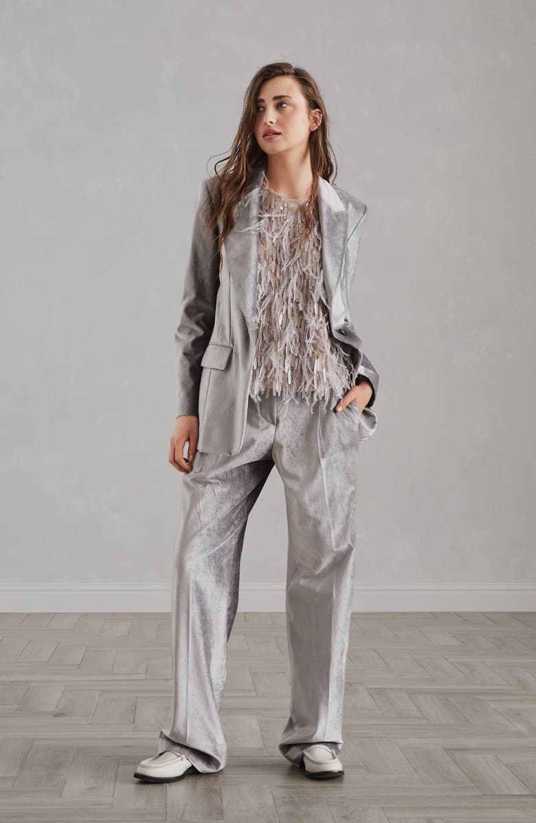 Brunello Cucinelli Velvet blazer, Alternate, color, 