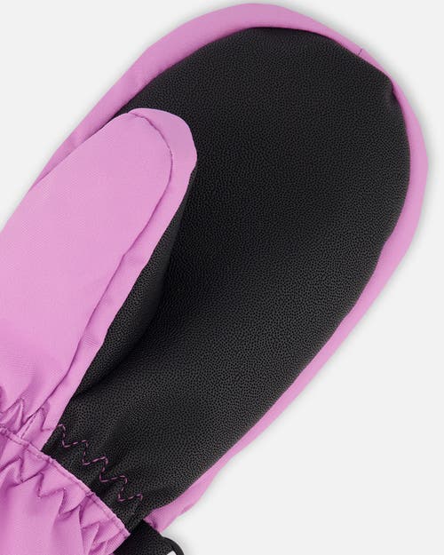 Deux Par Deux Girl Winter Mittens Play In Pink