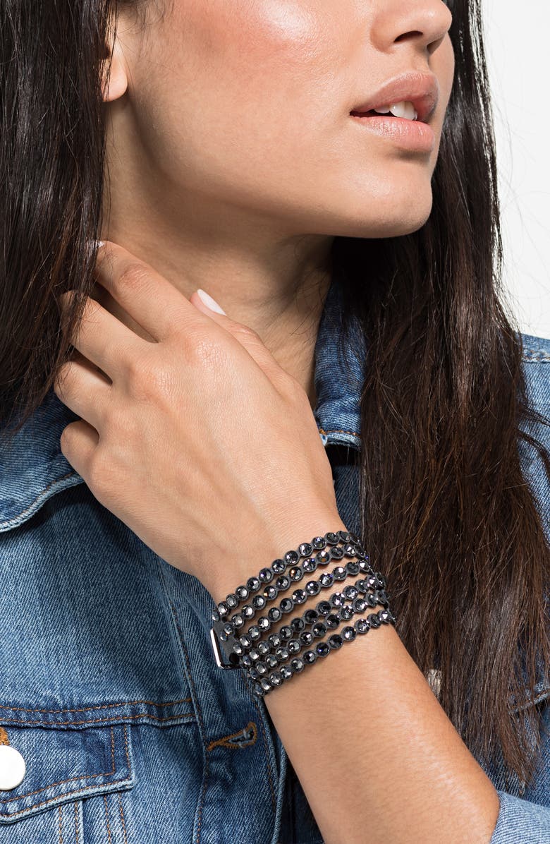 Swarovski Power Collection Beaded Bracelet, Alternate, color,