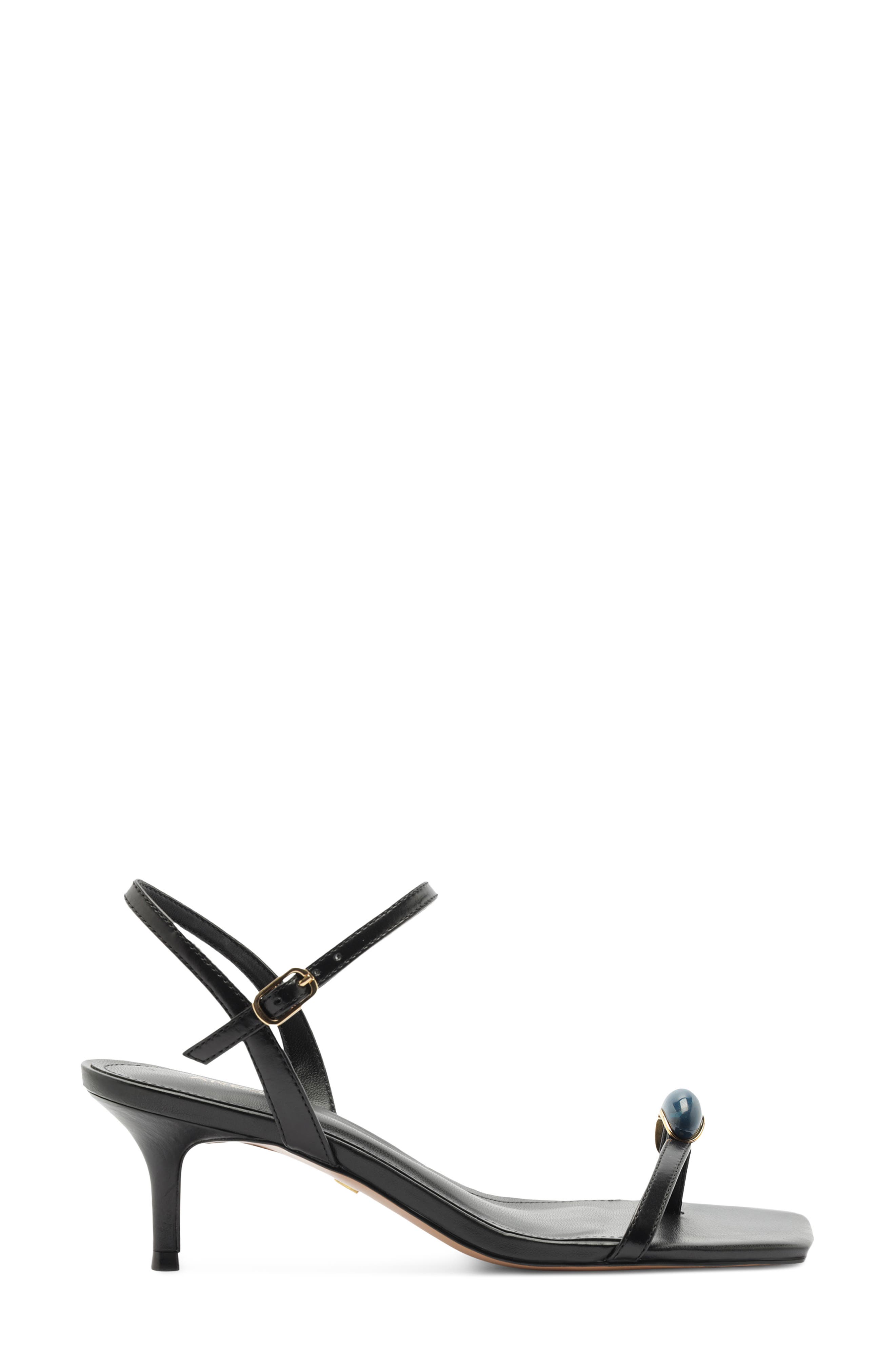 Arezzo Sofia Ankle Strap Sandal, Alternate, color, Black