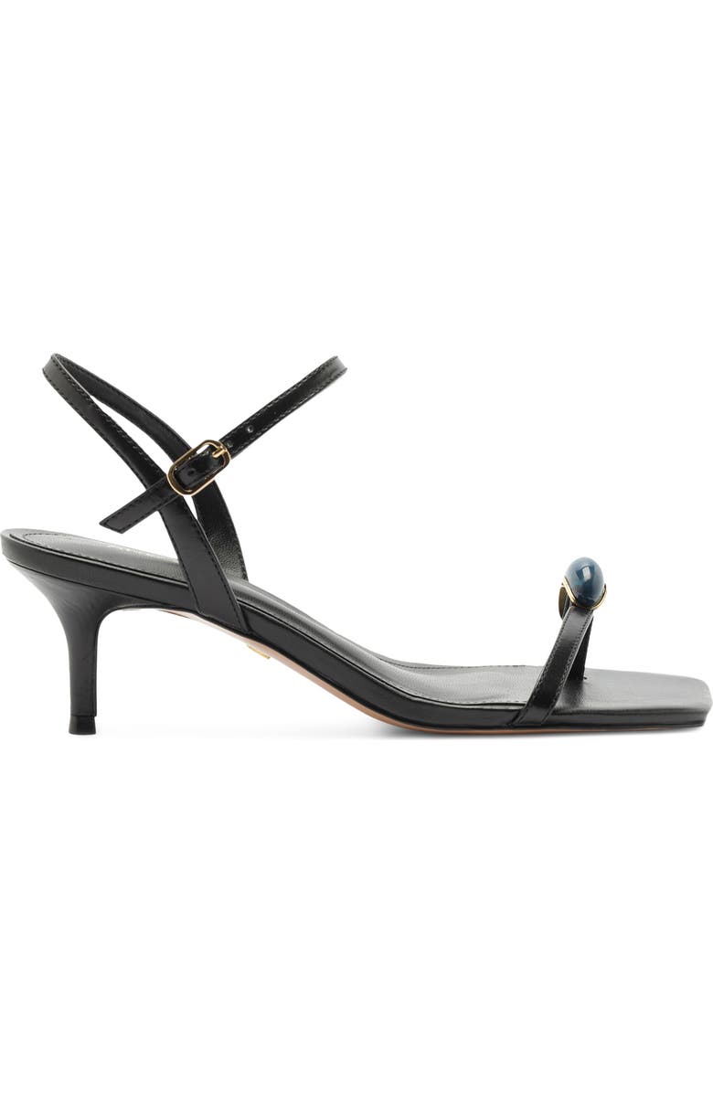 Arezzo Sofia Ankle Strap Sandal, Alternate, color, Black