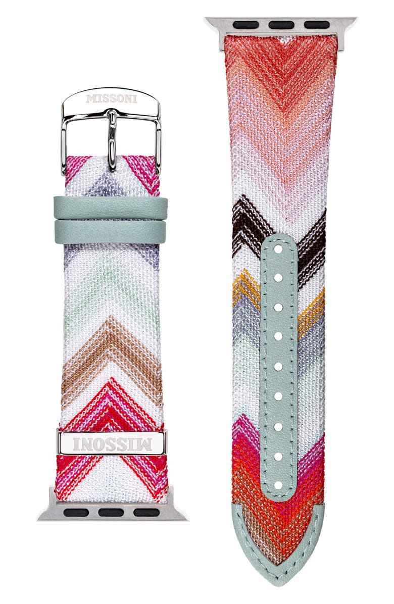 Missoni Authentic Zigzag Knit 24mm Apple Watch<sup>®</sup> Watchband, Main, color, 