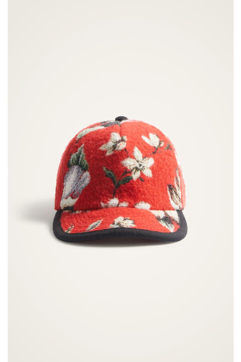Babeball Cap, Alternate, color, Honolulu Jacquard Red