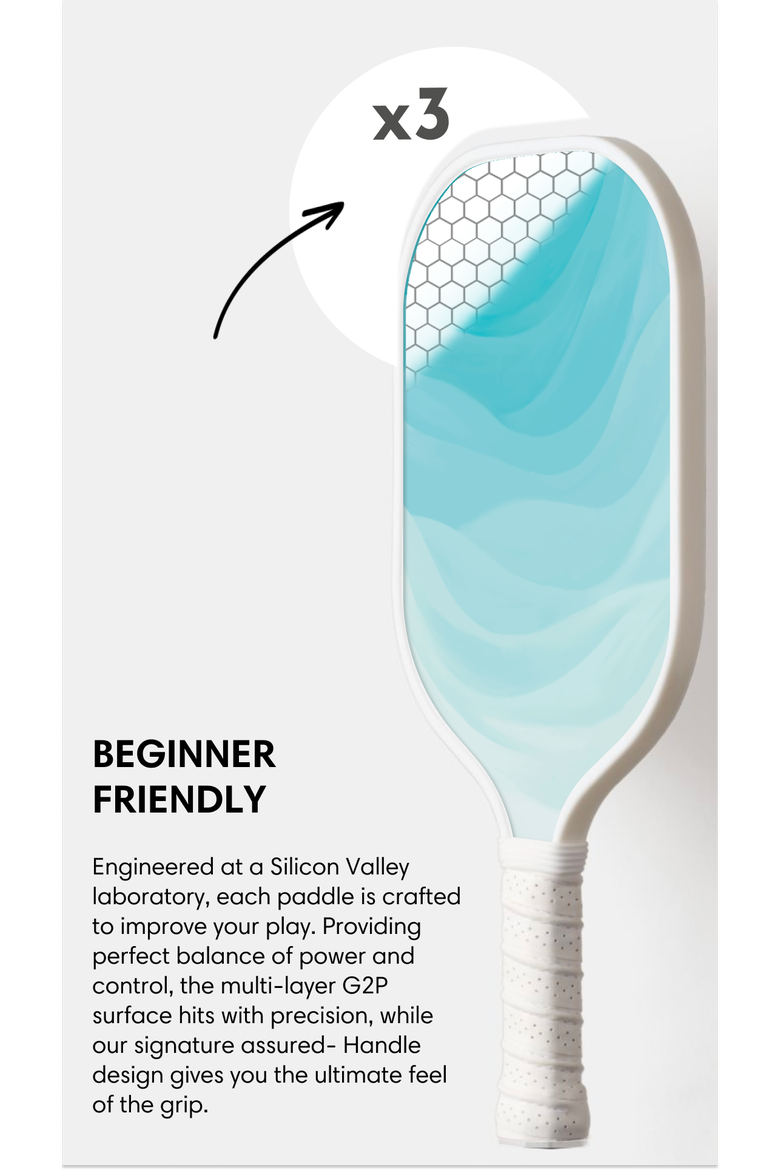 The CIELO Performance Pickleball Paddle, Alternate, color, Mist