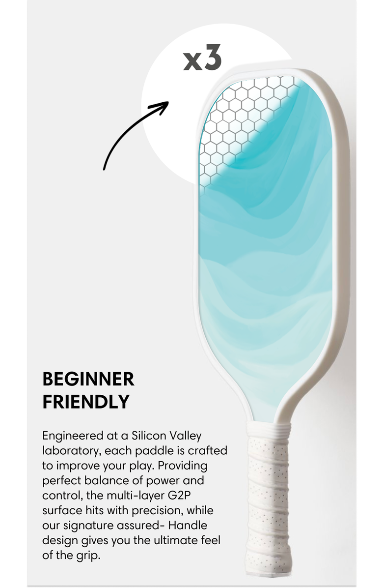 CIRCE The CIELO Performance Pickleball Paddle, Alternate, color, Mist