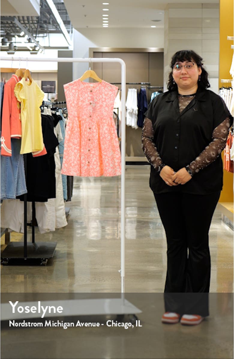 Kids' Floral Cotton Dress, sales video thumbnail