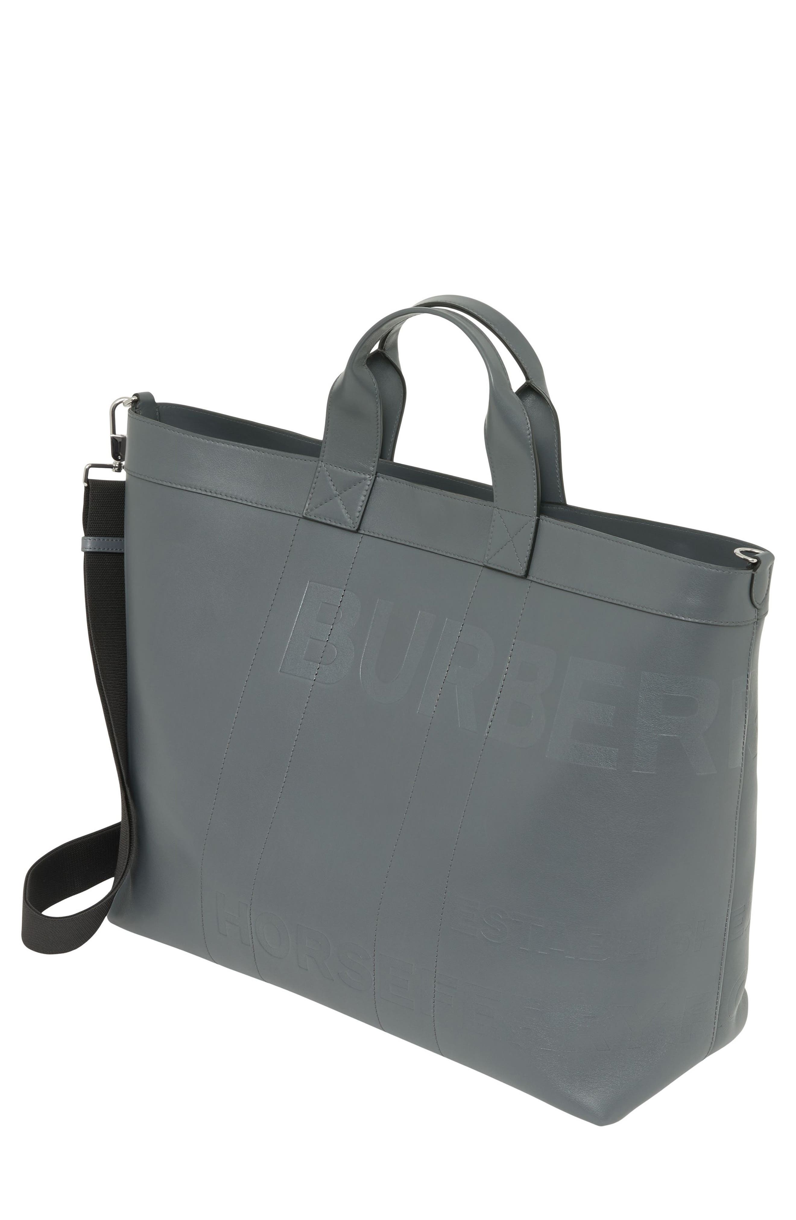 Burberry Ormond Leather Tote, Alternate, color, 