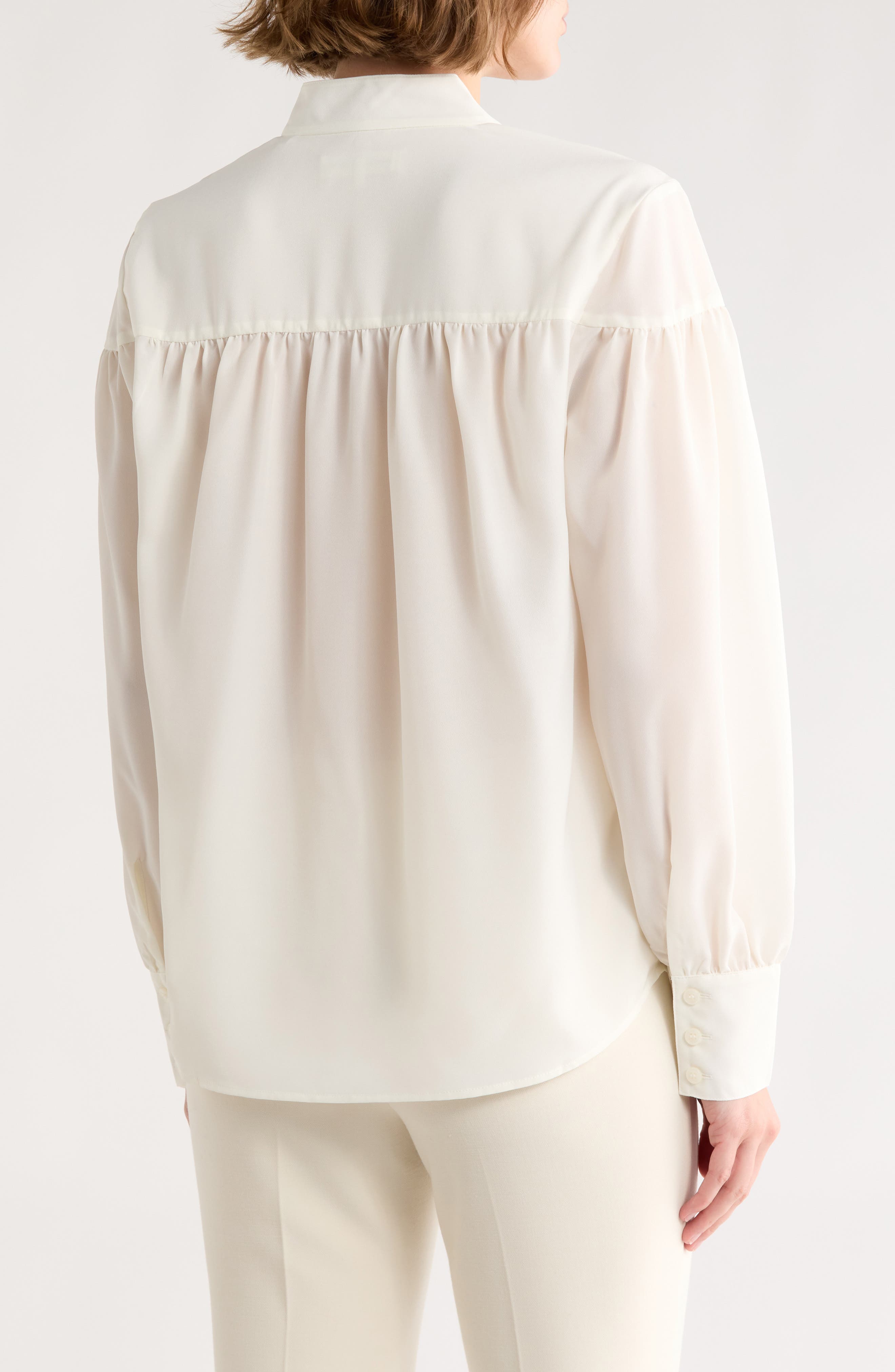 The Shirred Pop Over Blouse - image 2