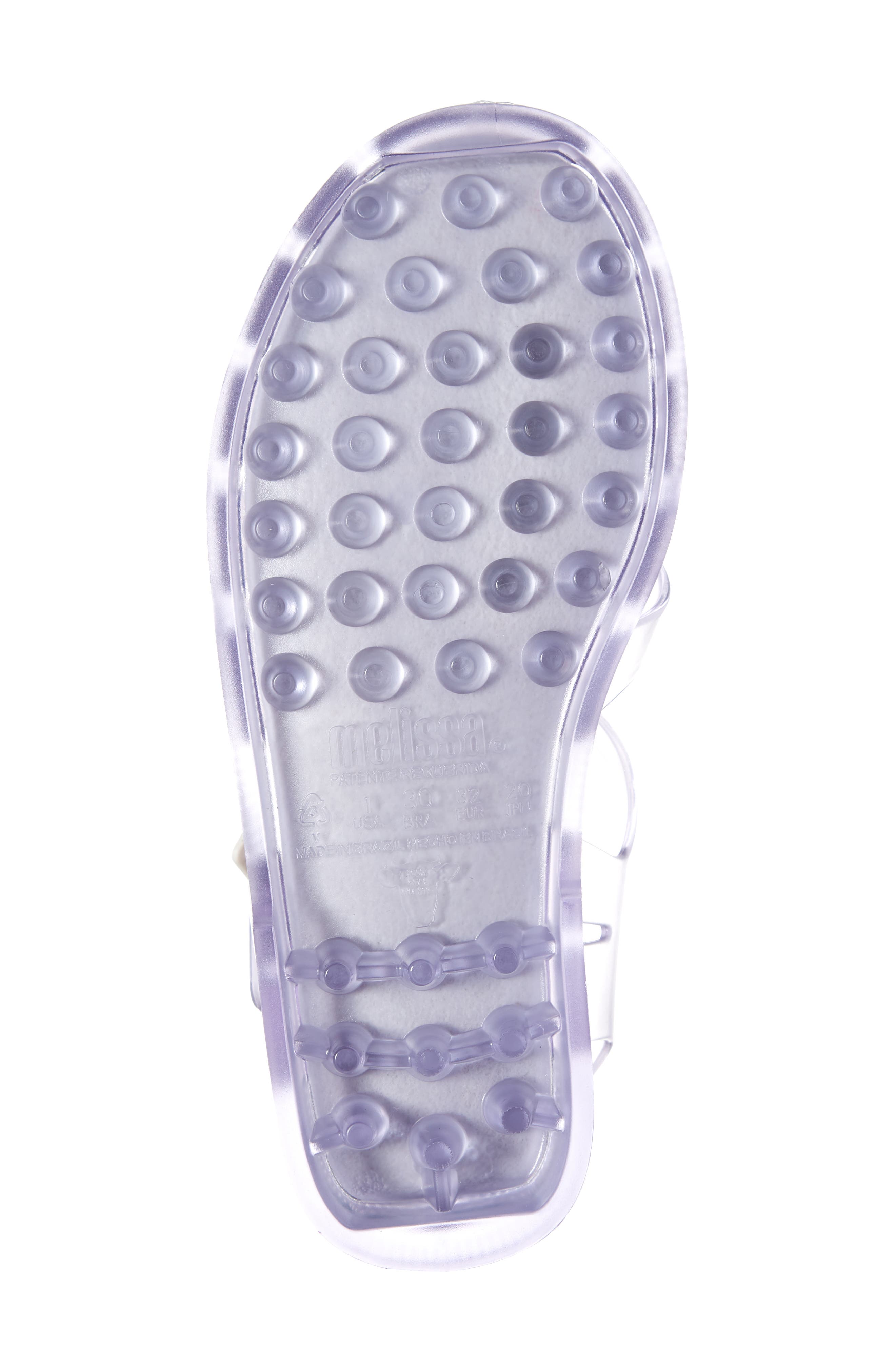 Mel by Melissa Possession Unicorn Glitter Sandal, Alternate, color, 