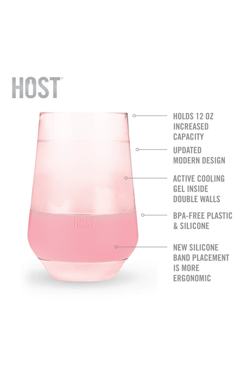 HOST Wine FREEZE XL Cooling Cup Set of 2, Alternate, color, Tinted Blush