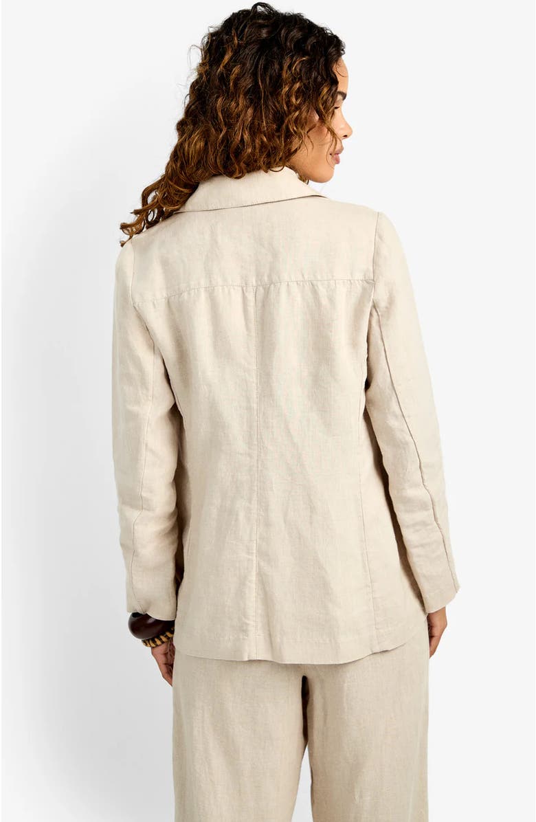 Trina Turk Azurine Blazer, Alternate, color, Beachy Beige