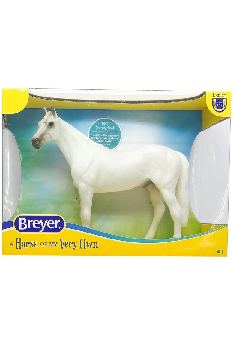 The Freedom Series Fleabitten Grey Thoroughbred, Main, color, White