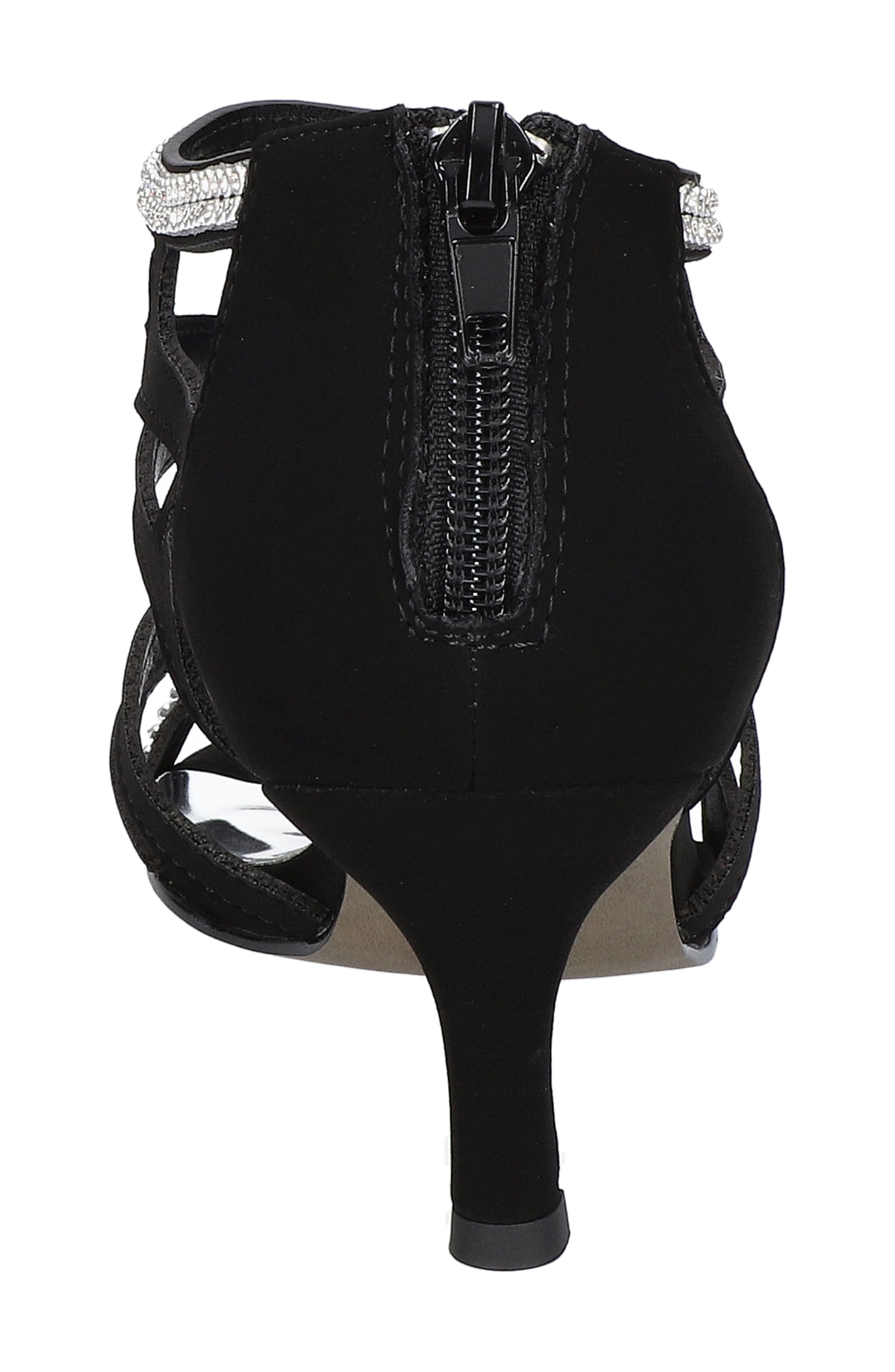 EASY STREET Flattery Cage Pump - Multiple Widths Available, Alternate, color, Black Suede