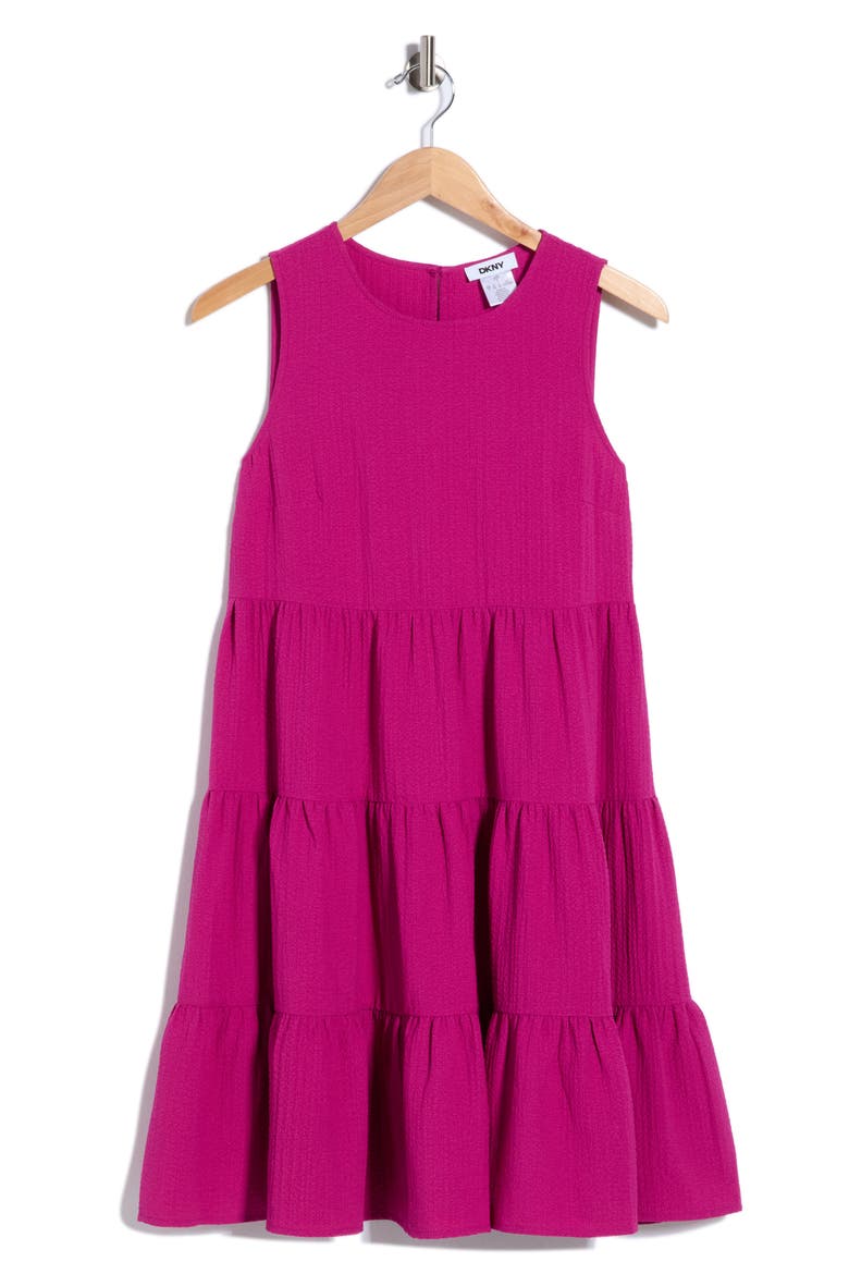 Commuter Sleeveless Swing Minidress, Alternate, color, AFRICAN VIOLET