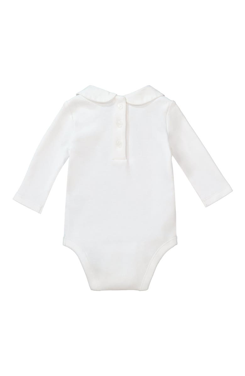 Hope & Henry Baby Peter Pan Collar Bodysuit, Unisex, Alternate, color, Soft White
