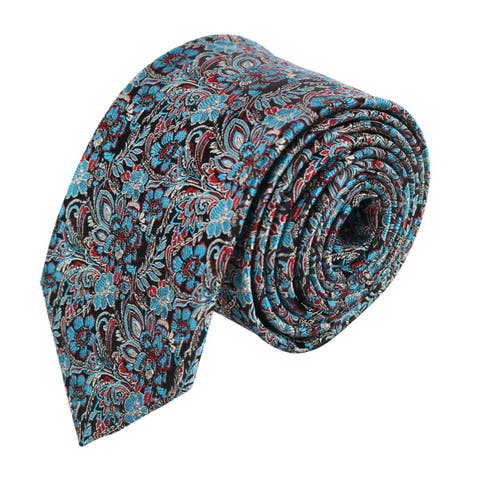 Enzo Exploded Floral Silk Necktie