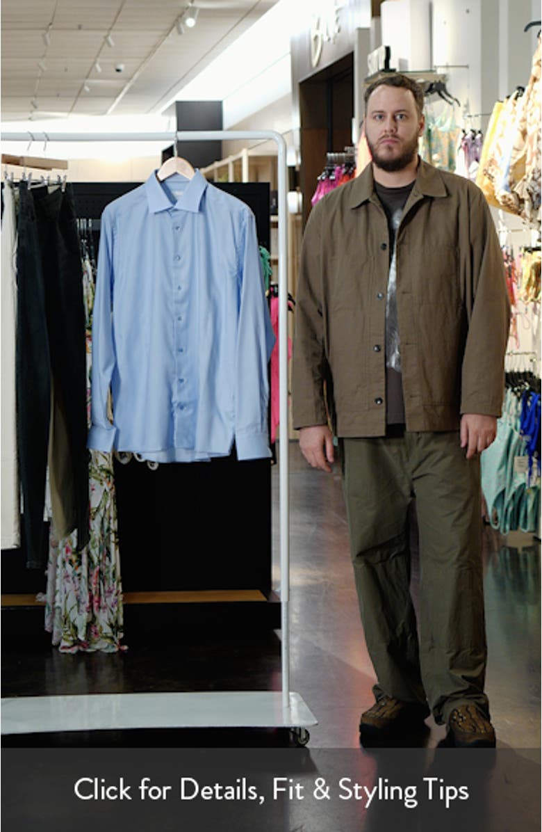 Slim Fit Cotton Twill Dress Shirt, sales video thumbnail