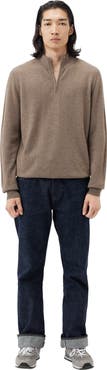 Gobi Cashmere Essential Half-Zip Cashmere Sweater