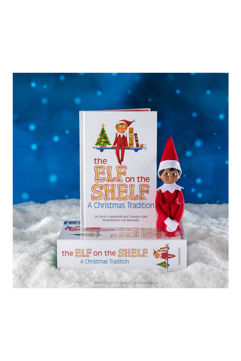 Boy Elf & Book Set, Alternate, color, RED