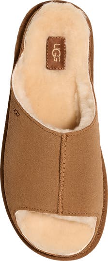 Greenport Genuine Shearling Lined Slide Sandal