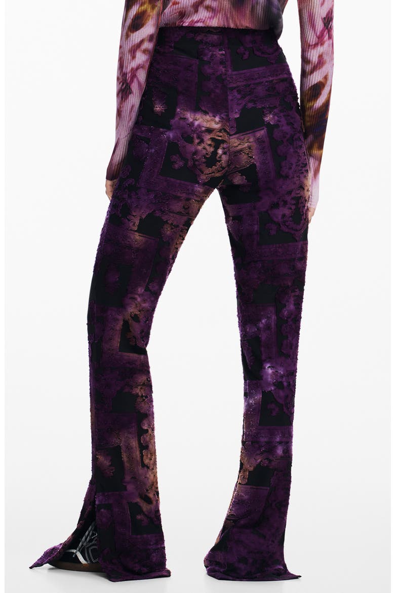 Lua Pull-On Flare Pants, Alternate, color, BLUE