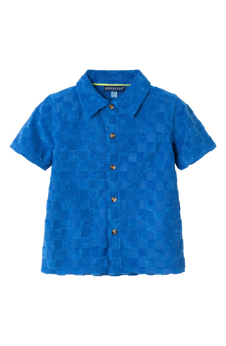 Andy & Evan Kids' Camp Shirt & Shorts Set, Alternate, color, 