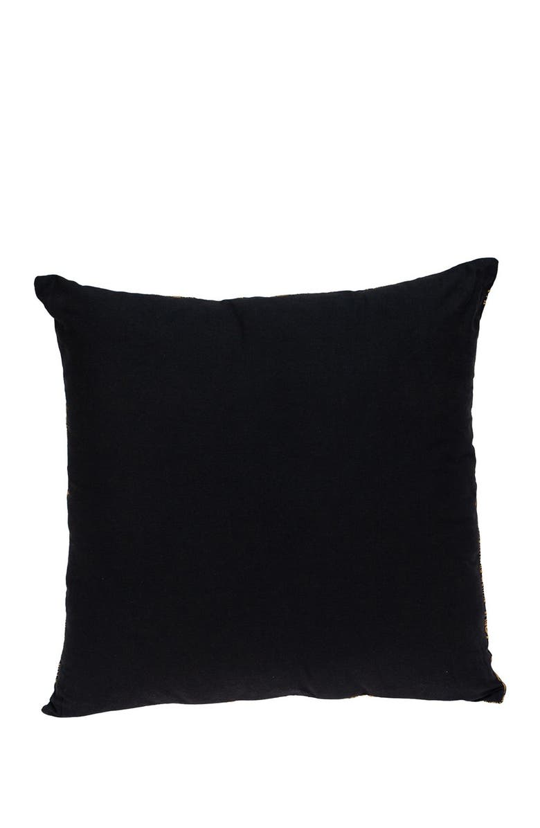 PARKLAND COLLECTION Mertha Black Throw Pillow, Alternate, color, Black