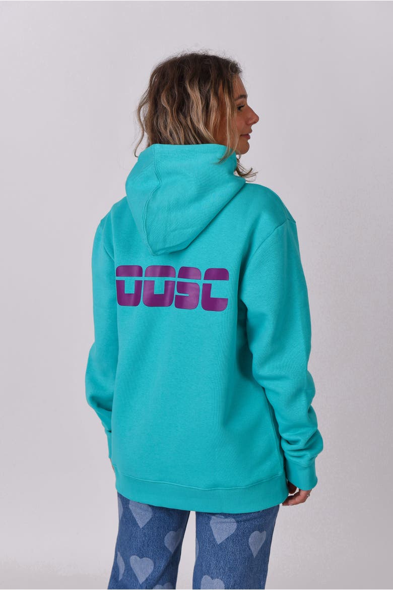 Retro OOSC Hoodie - Aqua, Alternate, color, Aqua