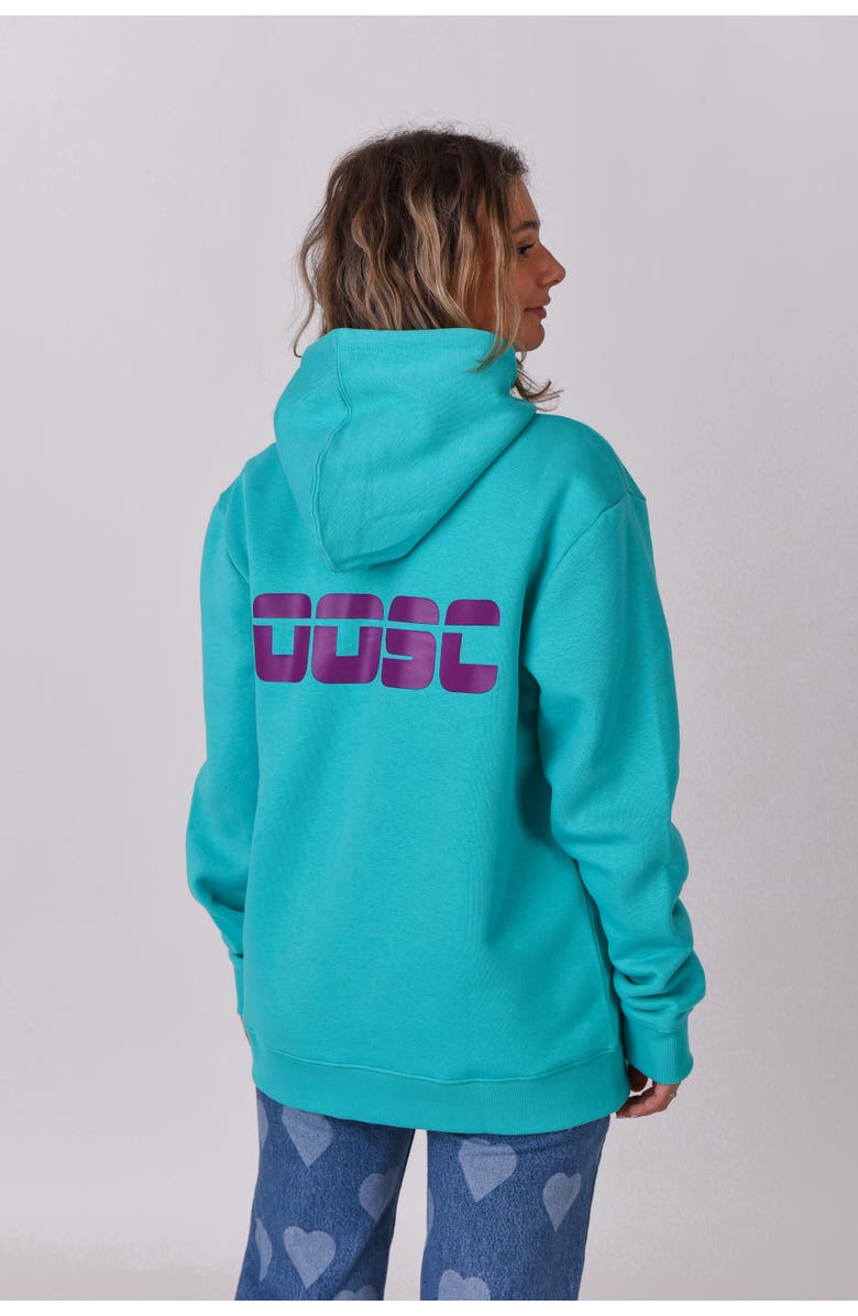 OOSC Retro OOSC Hoodie - Aqua, Alternate, color, Aqua