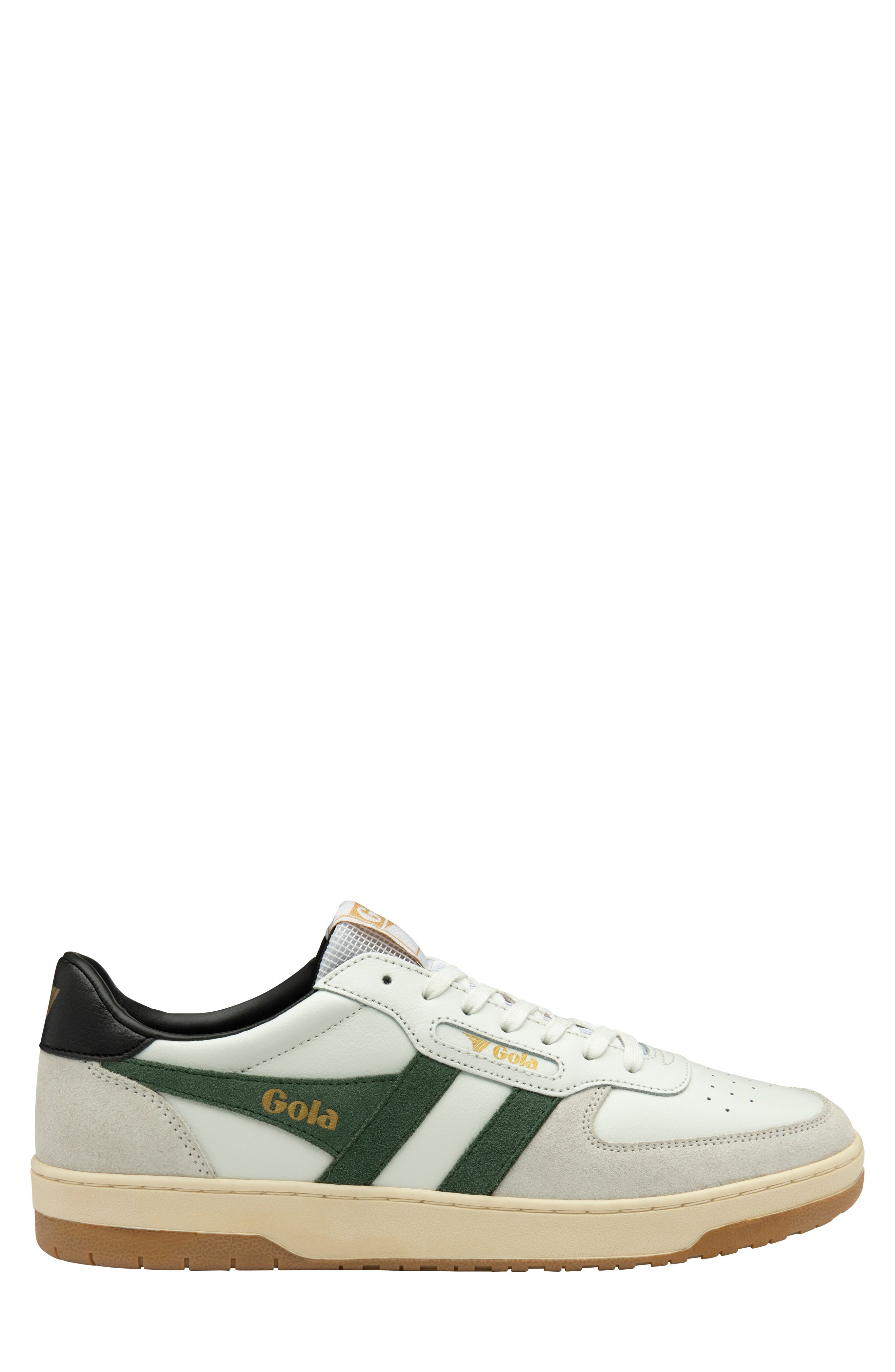 Gola Hawk Sneaker, Alternate, color, White/ Sage/ Black