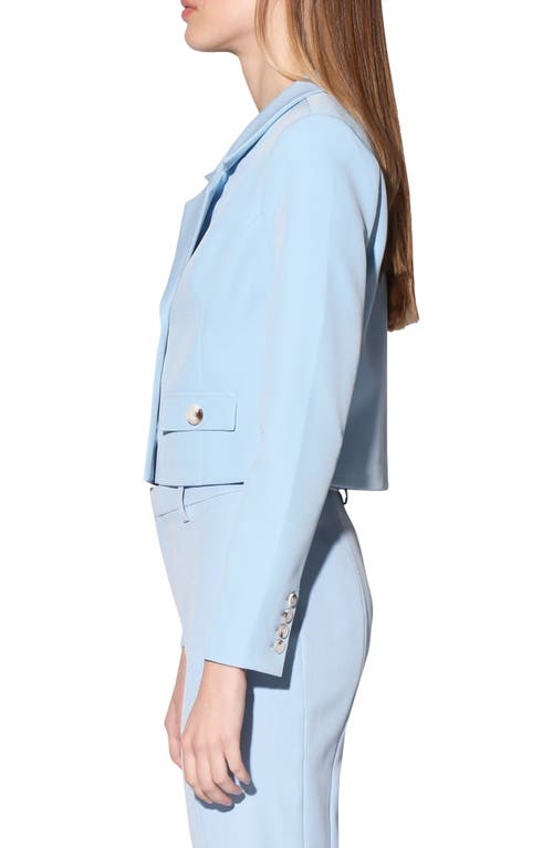 Shop Walter Baker Joelle Blazer Jacket In Baby Blue