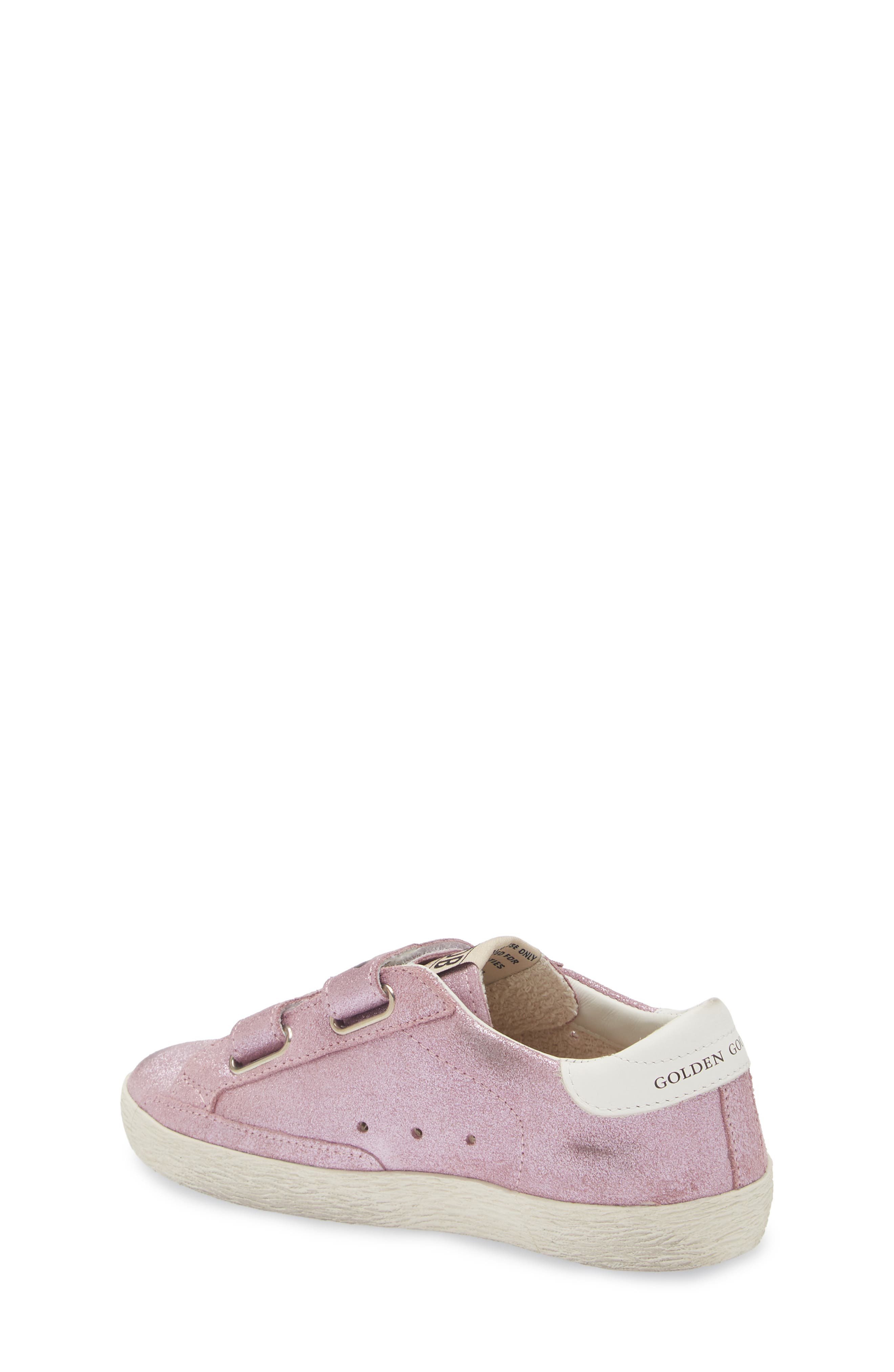 Golden Goose Kids' Old School Metallic Laminated Sneaker, Alternate, color, 