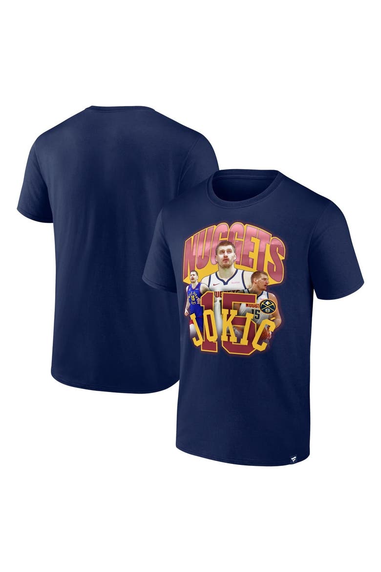 Men's Fanatics Nikola Jokic Navy Denver Nuggets Notorious 4.0 T-Shirt, Main, color, Navy