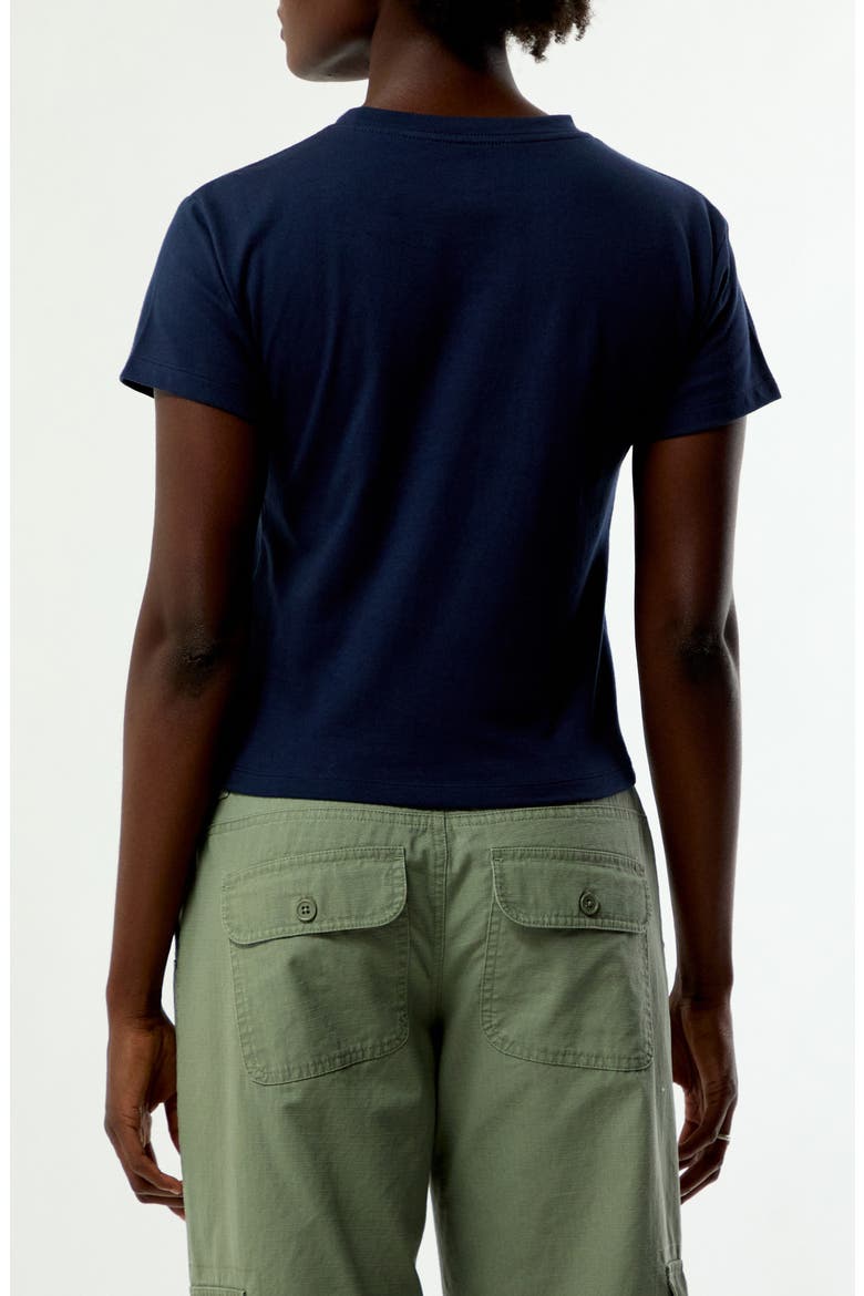 LA Relaxed Cotton T-Shirt, Alternate, color, NAVY