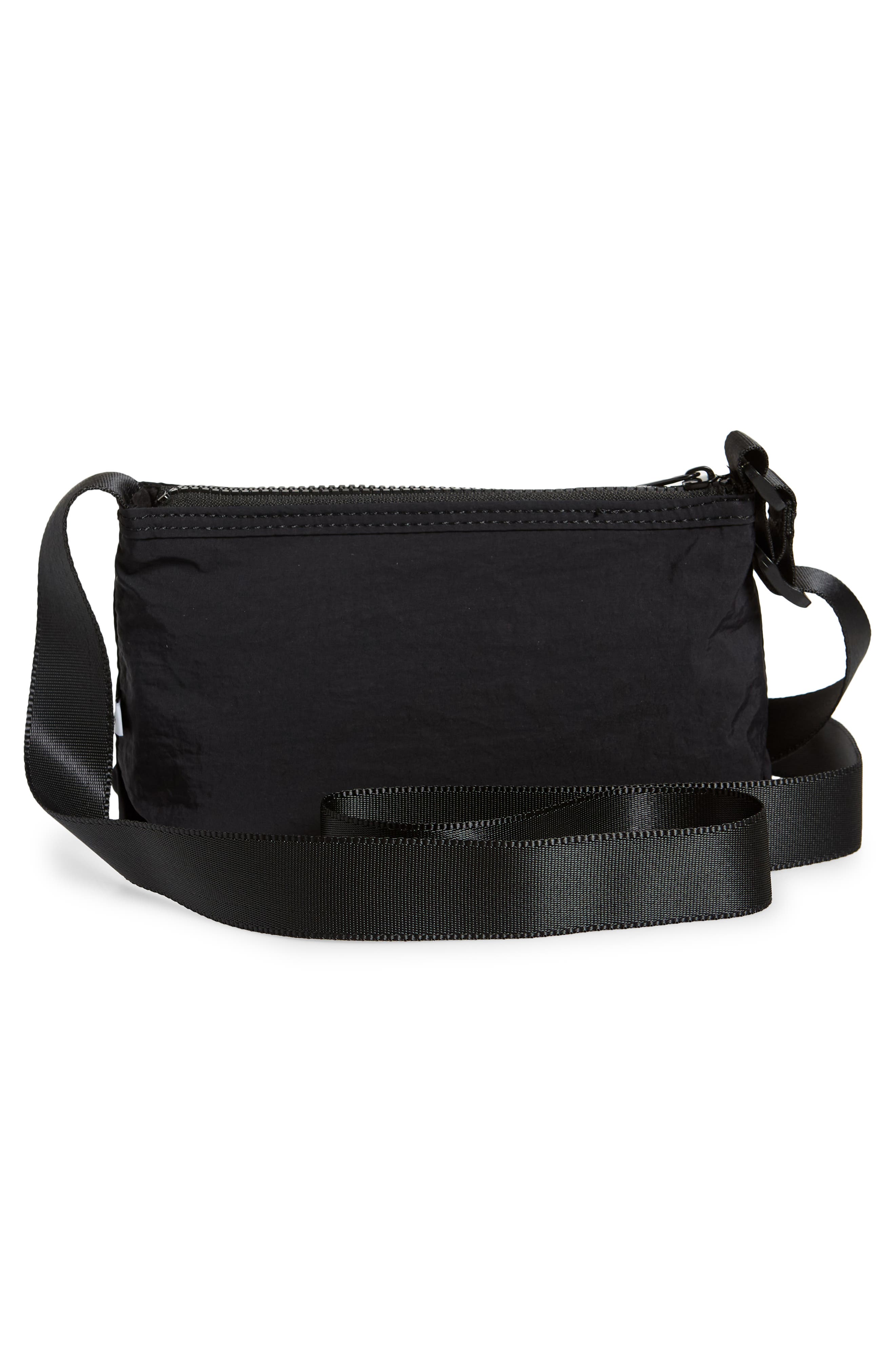Nylon Crossbody bag, Alternate, color, BLACK