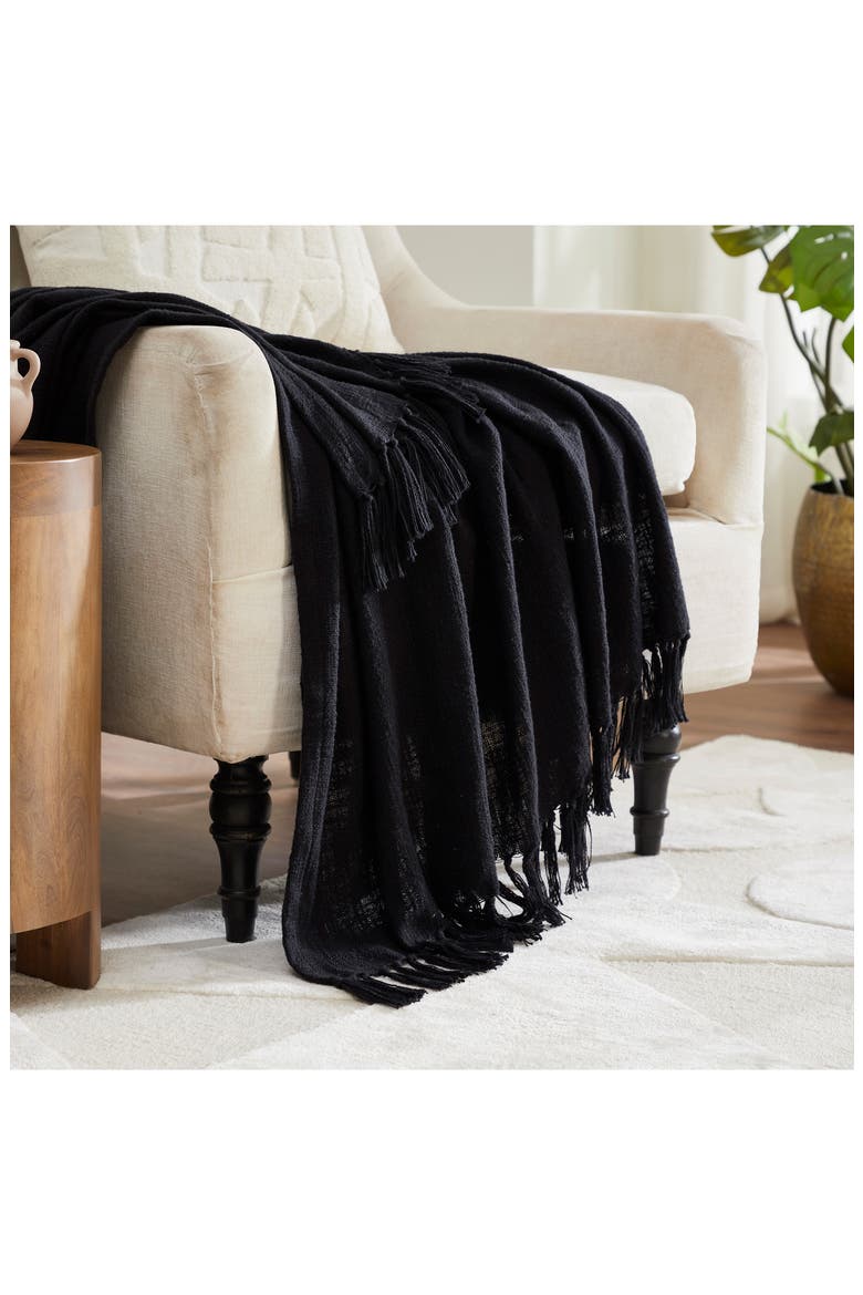 Accent Pillow, Alternate, color, BLACK