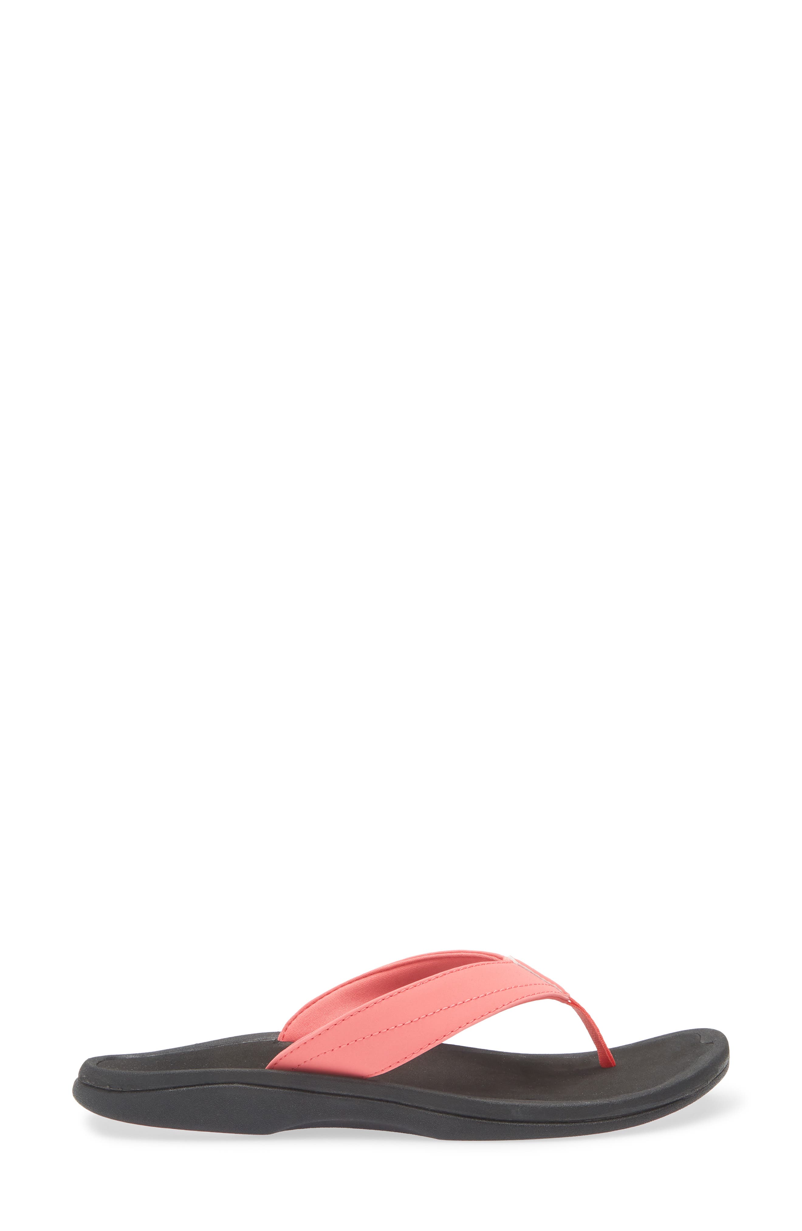 Ohana Flip Flop, Alternate, color, HOT PINK / BLACK