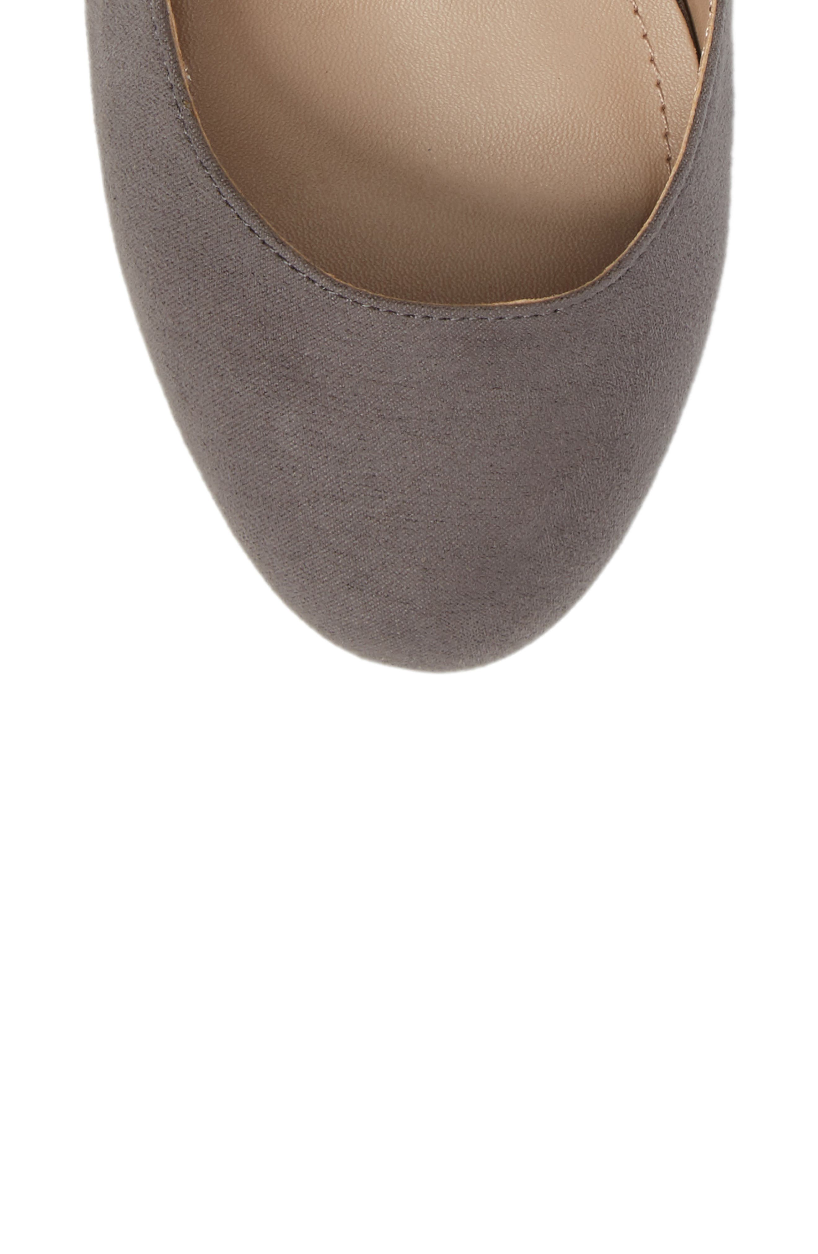 Charles by Charles David Libby Faux Fur Pompom Pump, Alternate, color, 