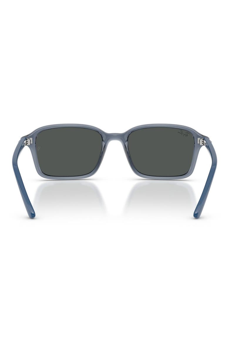 Kids' 50mm Square Sunglasses, Alternate, color, TRANSPARENT BLUE / DARK GREY